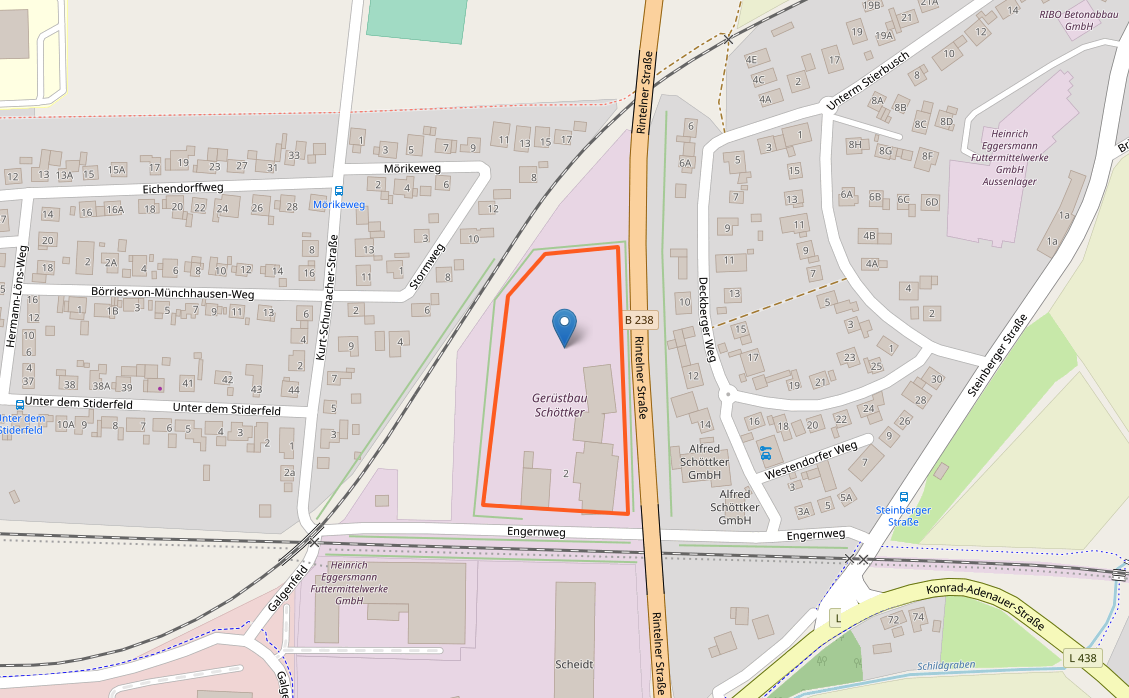 Gerüstbau Schöttker Map